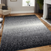 California Grey Blend Shaggy Rug | bargainia.com | Shaggy Rugs-Bargainia.com