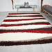 California Red Waves Shaggy Rug | bargainia.com | -Bargainia.com