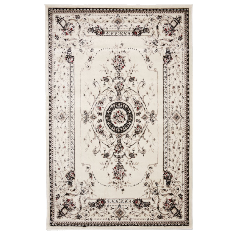 Jersey Classical Cream Rug | bargiania.com | Classic Designs-Bargainia.com