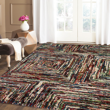 Rainbow Lines Rug | bargainia.com | Modern Rugs-Bargainia.com