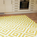 Yellow Geometric Rug | Bargainia.com | Free UK Delivery