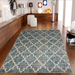 Jersey Shield Blue Modern Rug | bargiania.com | Modern Rugs-Bargainia.com