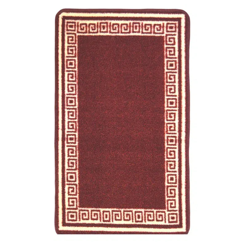 Luna Kitchen Mat - Red - 160 x 220cm-Bargainia.com