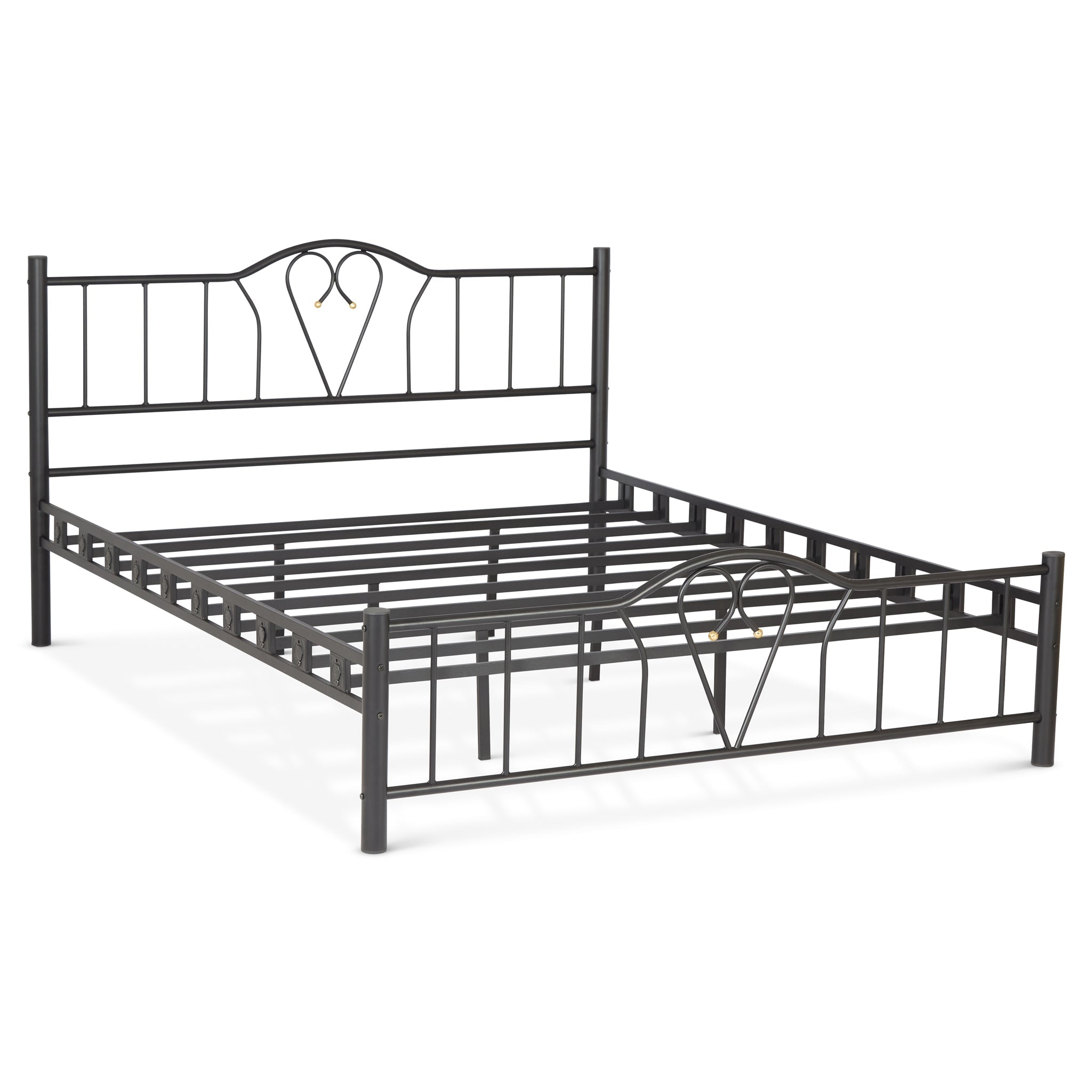 Orkide Metal 5FT King Size Bed Frame - Black