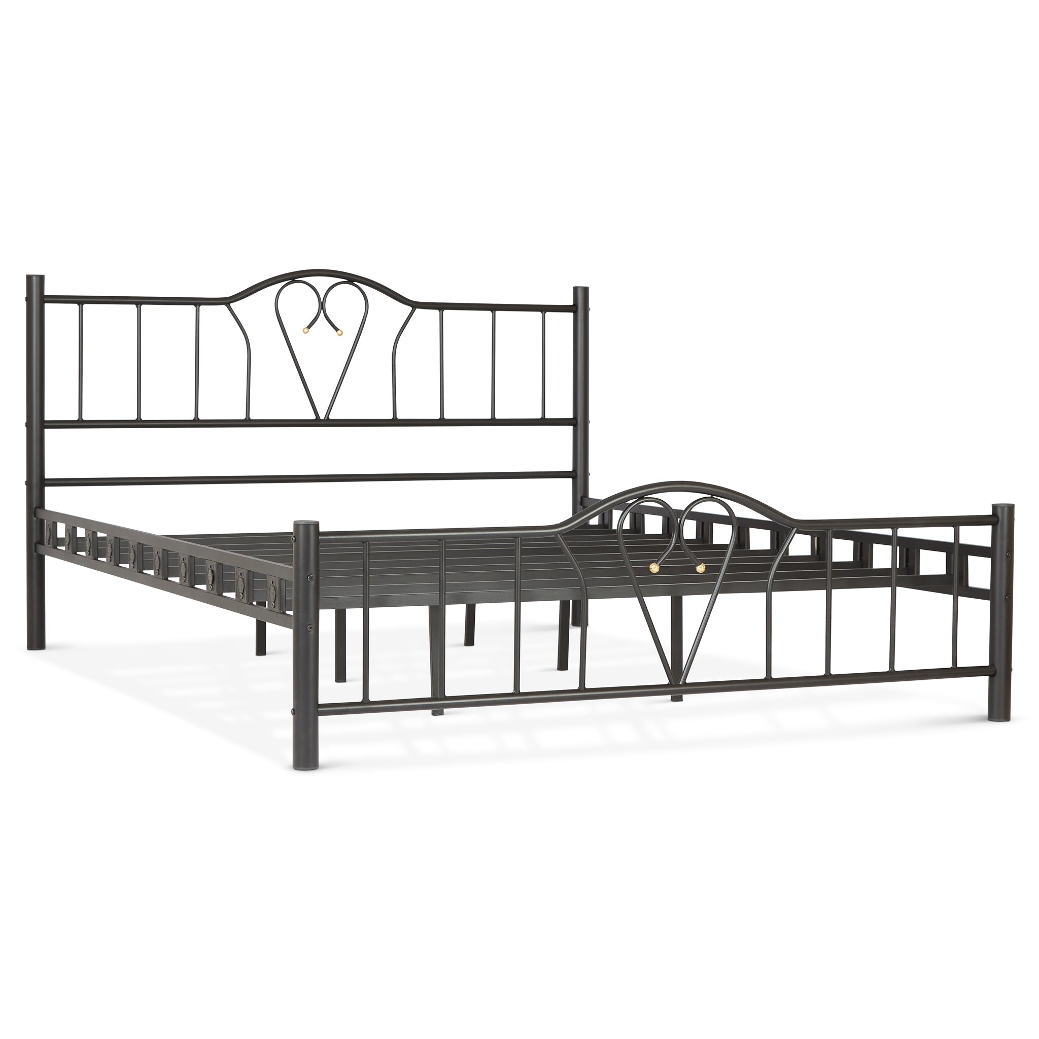 Orkide Metal 5FT King Size Bed Frame - Black