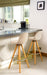 Scandi Style Barcelona Kitchen Bar Stools| Beige | Set Of 2-5056150252917-Bargainia.com