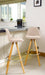 Barcelona Bar Stools - Set Of 2 - Beige-5056150252917-Bargainia.com