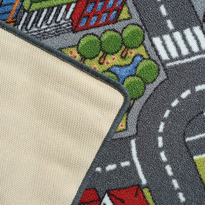 Big City Car Bright Play Mat Non Slip Kids Rug