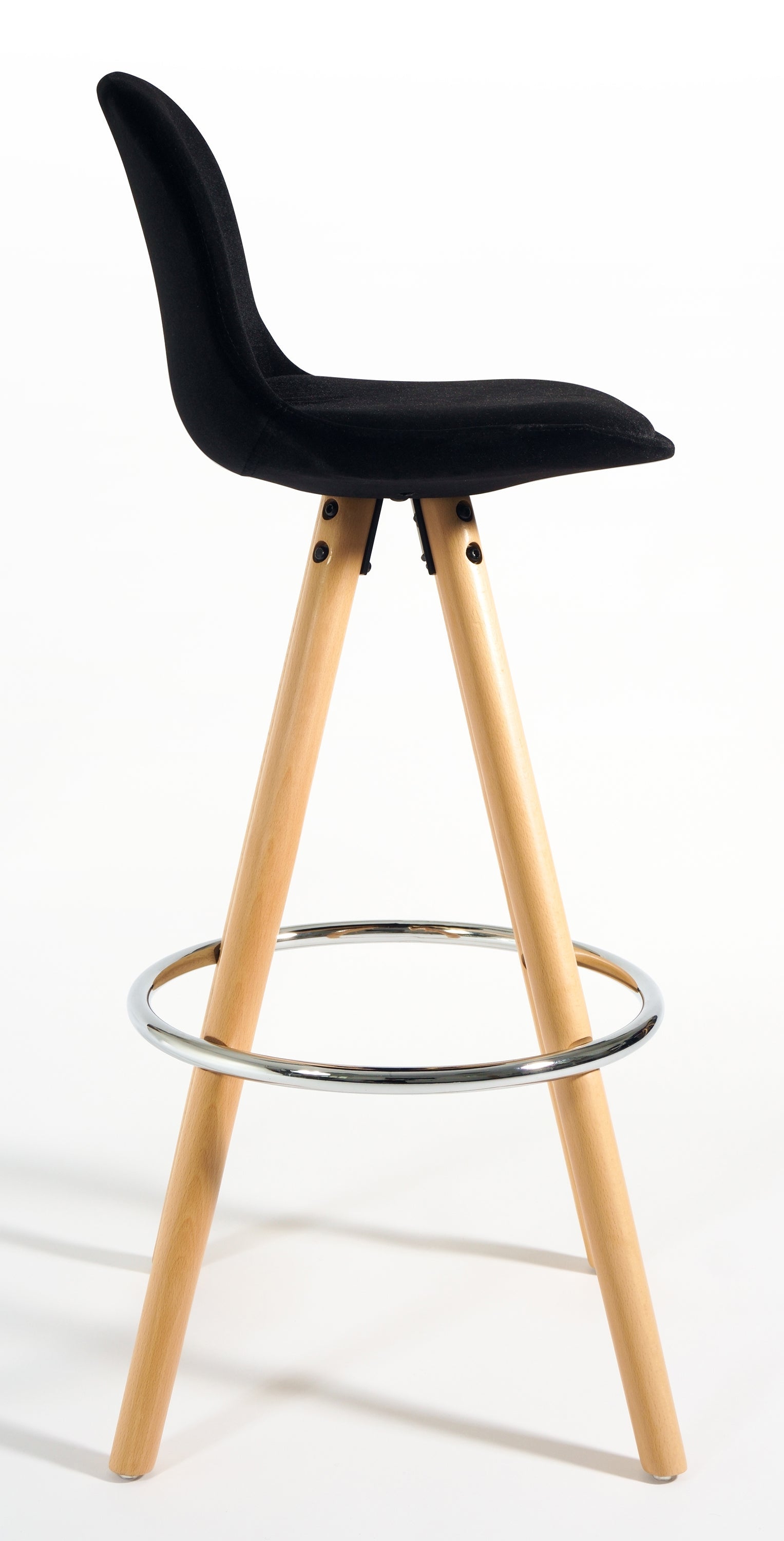 Barcelona Bar Stools - Set Of 2 - Black-5056150252771-Bargainia.com