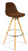 Barcelona Bar Stools - Set Of 2 - Brown-5056150252870-Bargainia.com