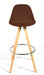 Barcelona Bar Stools - Set Of 2 - Brown-5056150252870-Bargainia.com