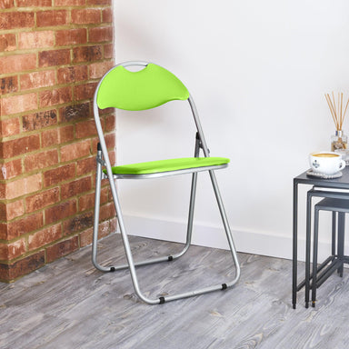 Folding Padded Office Dining Desk Chair - Green-Bargainia.com