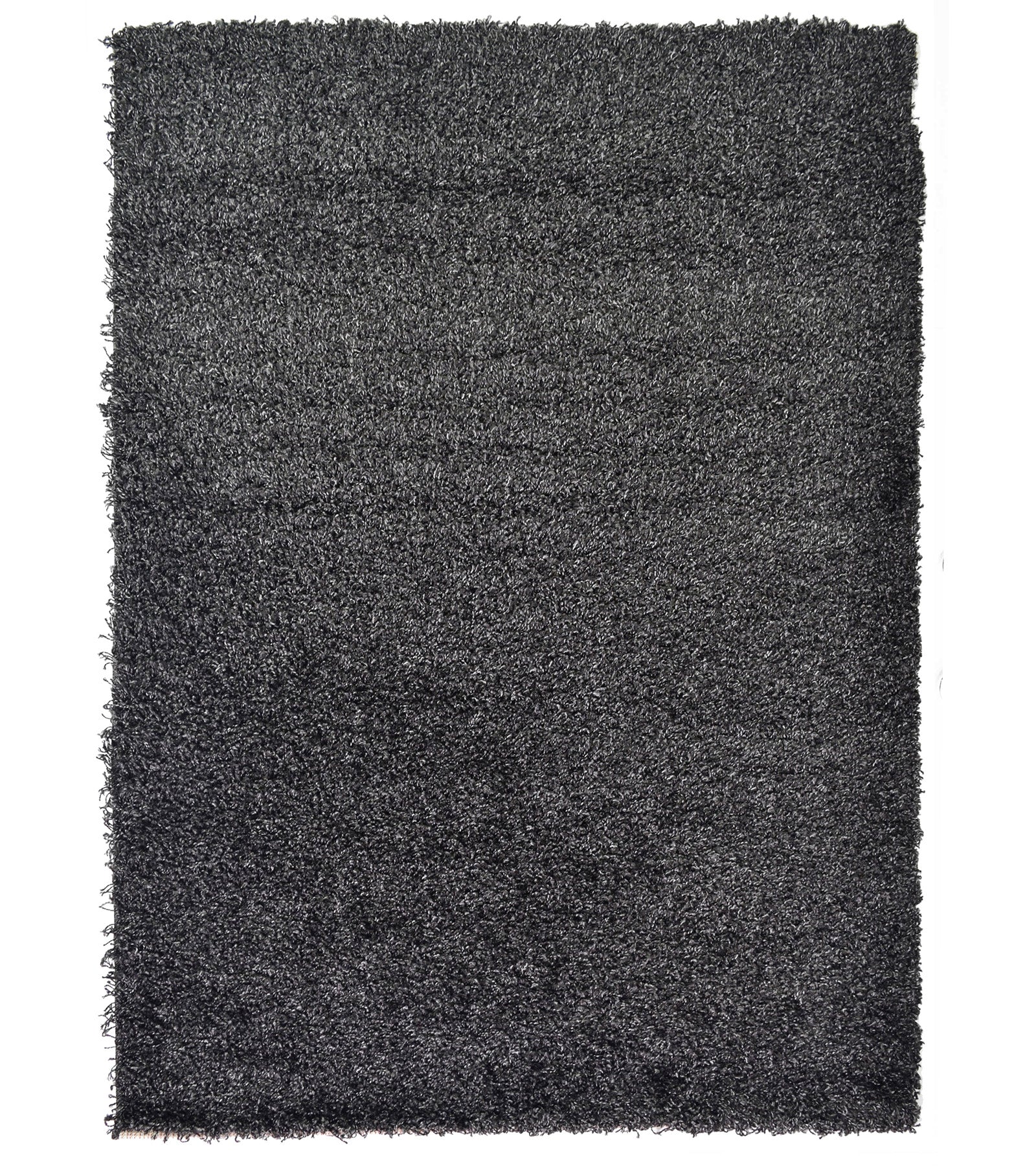 Charcoal Plain Shaggy Rug - California-Bargainia.com