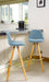 Barcelona Bar Stools - Set Of 2 - Duck Egg Blue-5056150252900-Bargainia.com