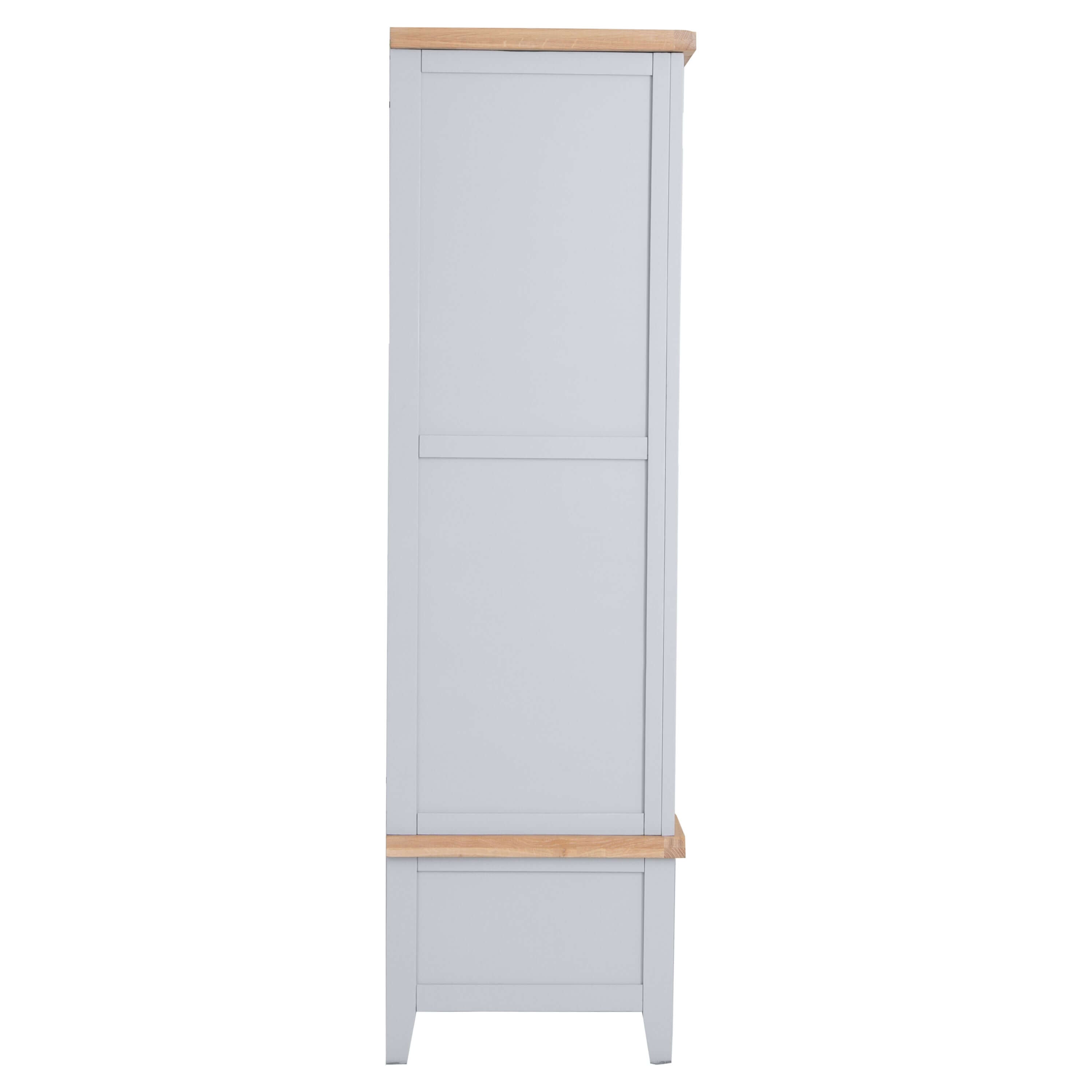 Elodie Dove Grey Oak 3 Door Mirrored Wardrobe