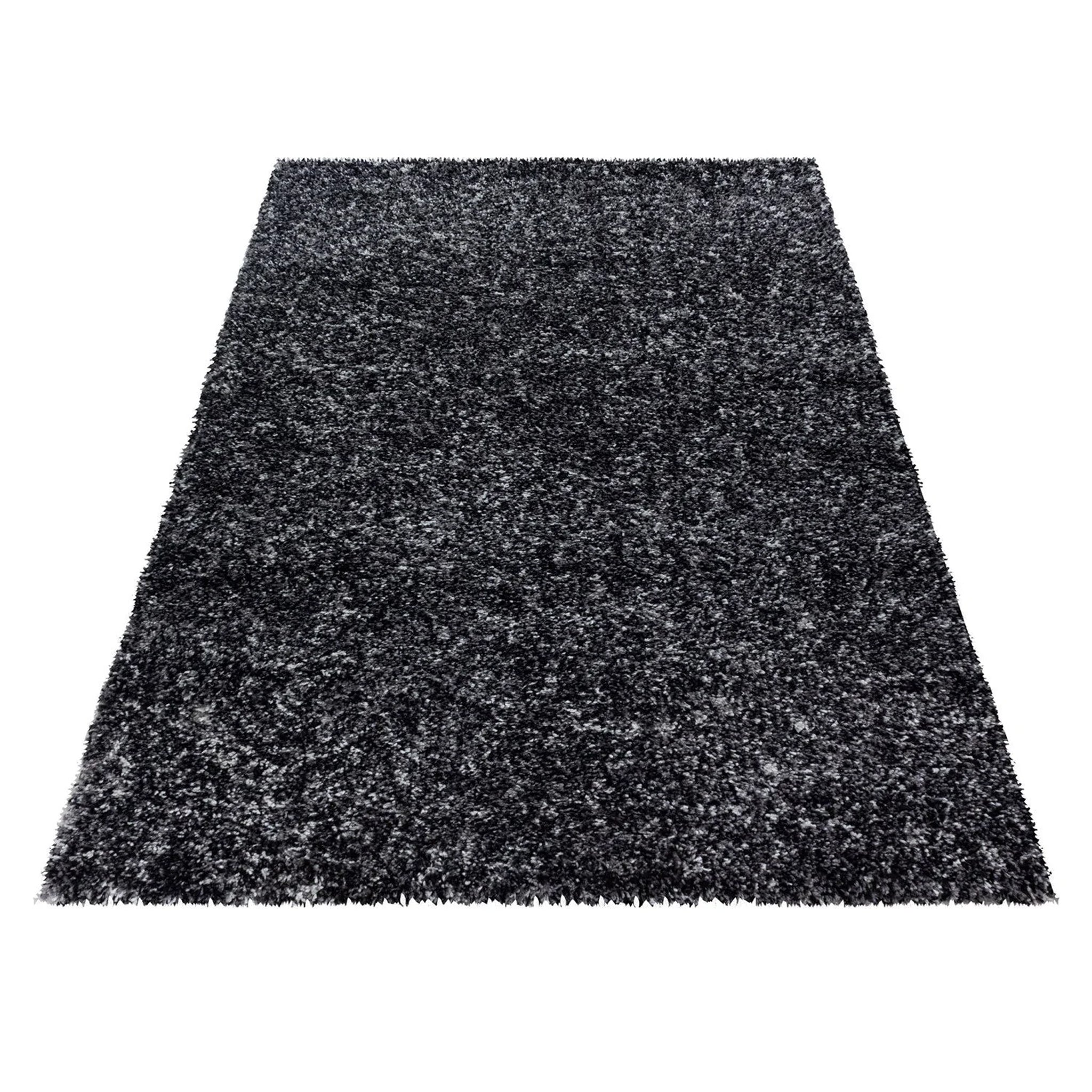 Grey/Anthracite Blend Shaggy Rug - Enjoy-Bargainia.com