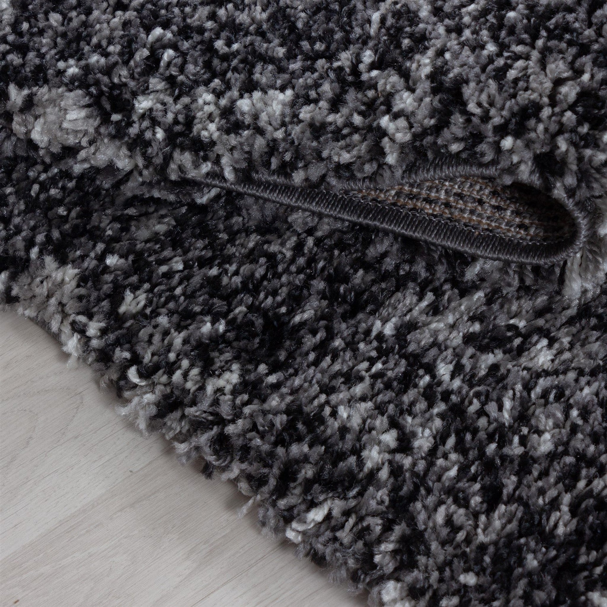 Grey/Anthracite Blend Shaggy Rug - Enjoy-Bargainia.com