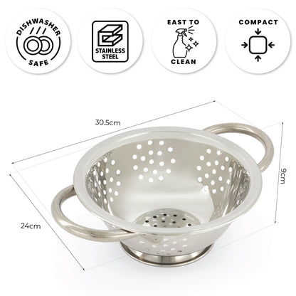 Stainless Steel Colander - 16cm-4358671-Bargainia.com