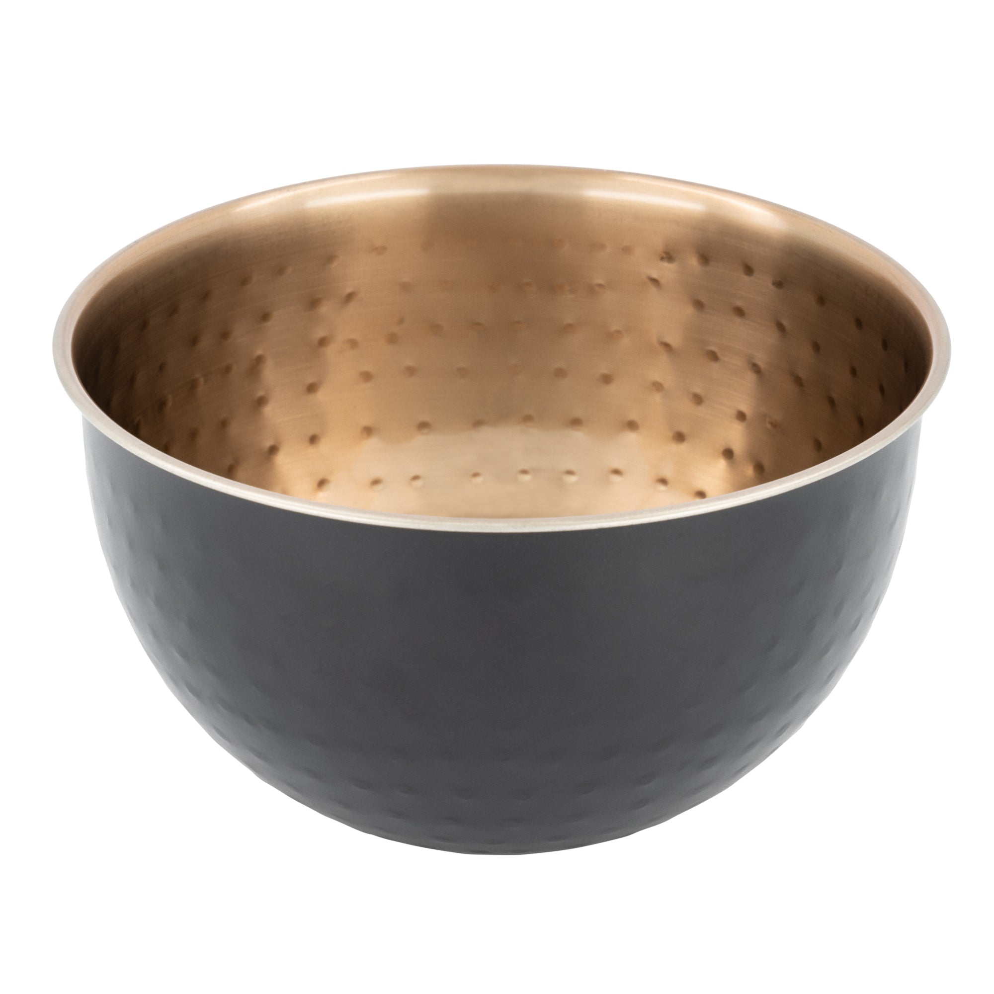 Salad Serving Black & Copper Bowl - 15.5cm-04472933-Bargainia.com