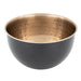 Salad Serving Black & Copper Bowl - 15.5cm-04472933-Bargainia.com