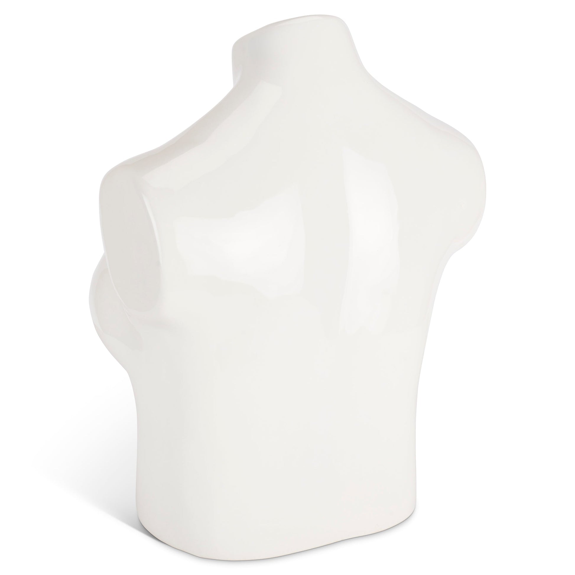 Female Silhouette Torso Vase - 20cm - Assorted Colours-Bargainia.com