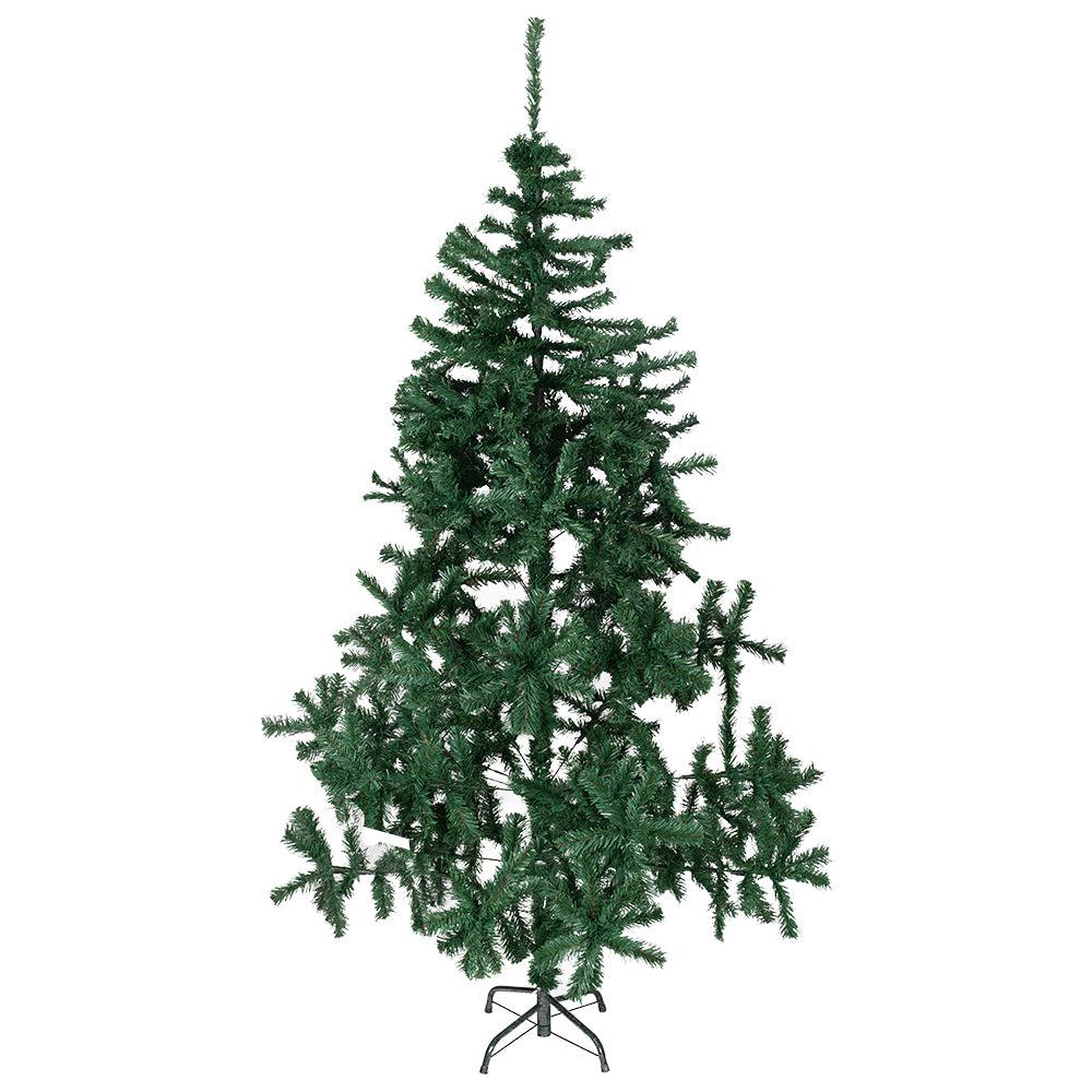 Green Artificial Fir Christmas Tree - 4-7ft-5056150208693-Bargainia.com