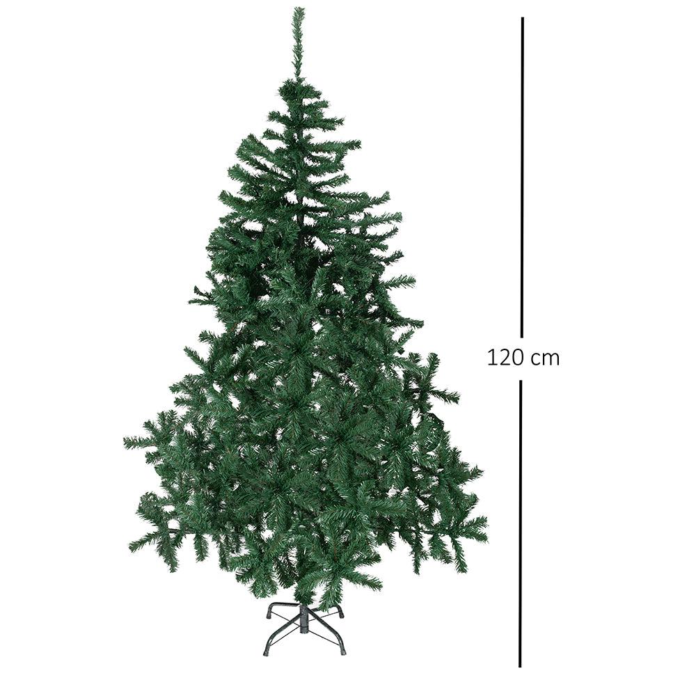 Green Artificial Fir Christmas Tree - 4-7ft-5056150208693-Bargainia.com