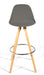 Barcelona Bar Stools - Set Of 2 - Grey-5056150252894-Bargainia.com