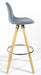 Barcelona Bar Stools - Set Of 2 - Silver-5056150252887-Bargainia.com