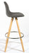 Barcelona Bar Stools - Set Of 2 - Grey-5056150252894-Bargainia.com