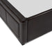 Hollywood Faux Leather Upholstered Ottoman Storage Bed Frame Brown-Bargainia.com