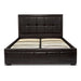 Hollywood Faux Leather Upholstered Ottoman Storage Bed Frame Brown-Bargainia.com