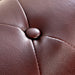 Faux Leather Chesterfield Sofa Suite - Brown-Bargainia.com