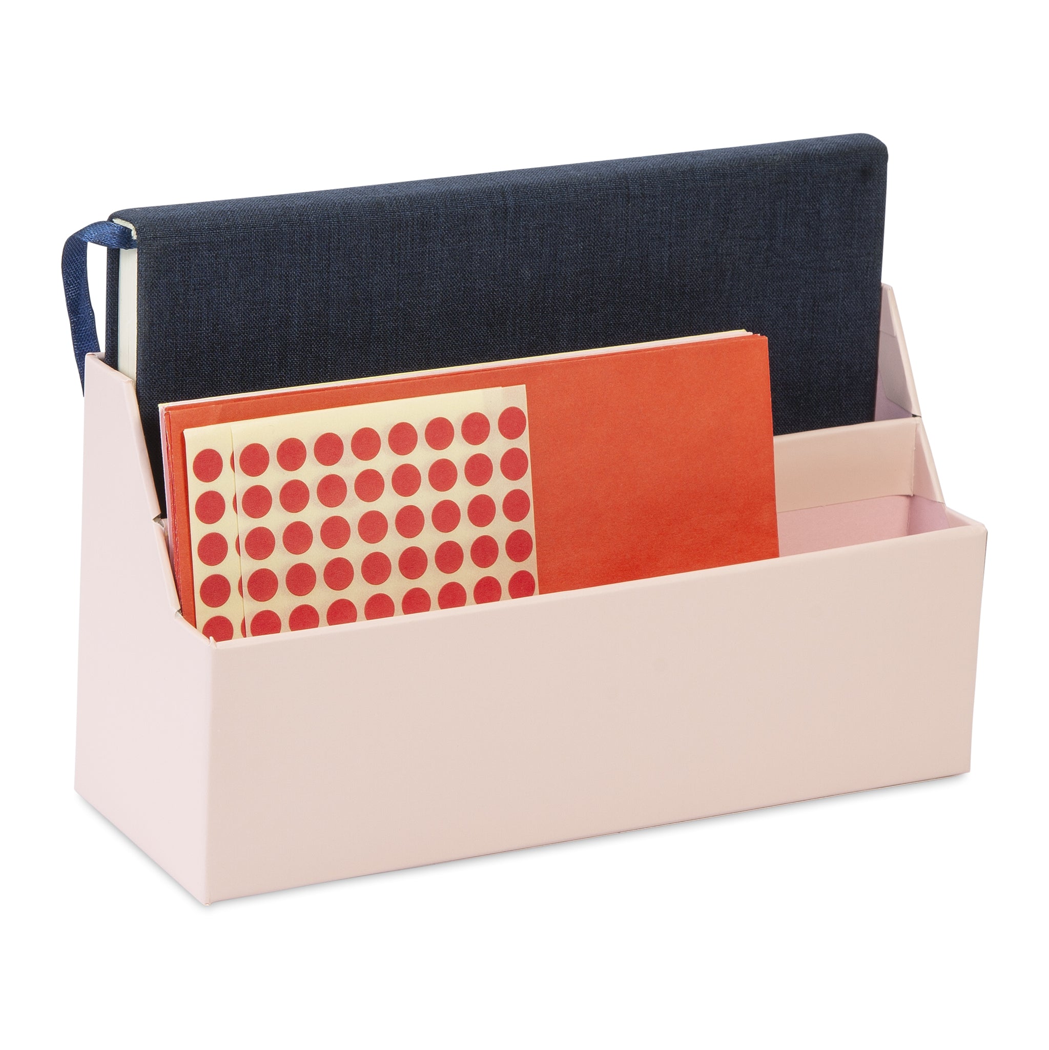 Desk Organiser Set - Pink - 4 Pcs-8718964077458-Bargainia.com