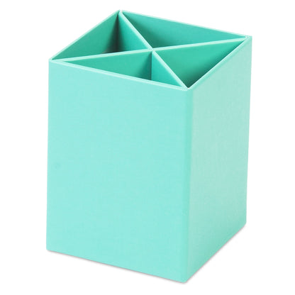 Desk Organiser Set - Teal - 4 Pcs-8718964077434-Bargainia.com