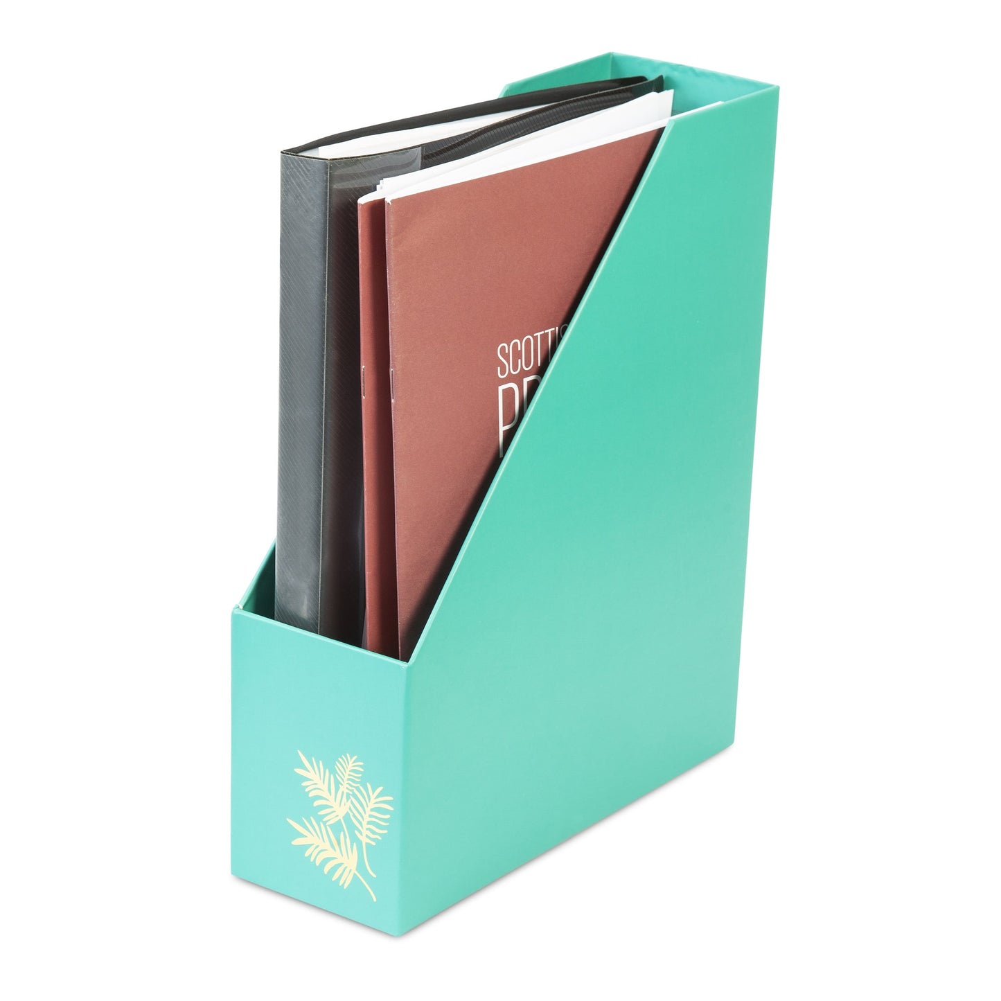 Desk Organiser Set - Teal - 4 Pcs-8718964077434-Bargainia.com