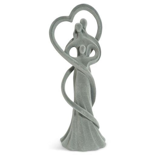 Velveteen Family Love with Child - Grey - 32cm-5010792486796-Bargainia.com