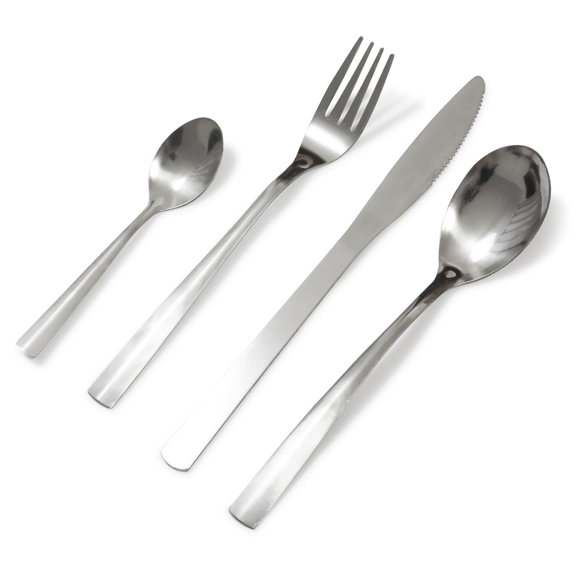 Stainless Steel 1 Person Cutlery Set - 4 Pieces-5024996855258-Bargainia.com