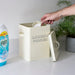 Vintage Washing Powder Tin Storage Container with Scoop Cream-5010792222158-Bargainia.com