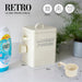 Vintage Washing Powder Tin Storage Container with Scoop Cream-5010792222158-Bargainia.com