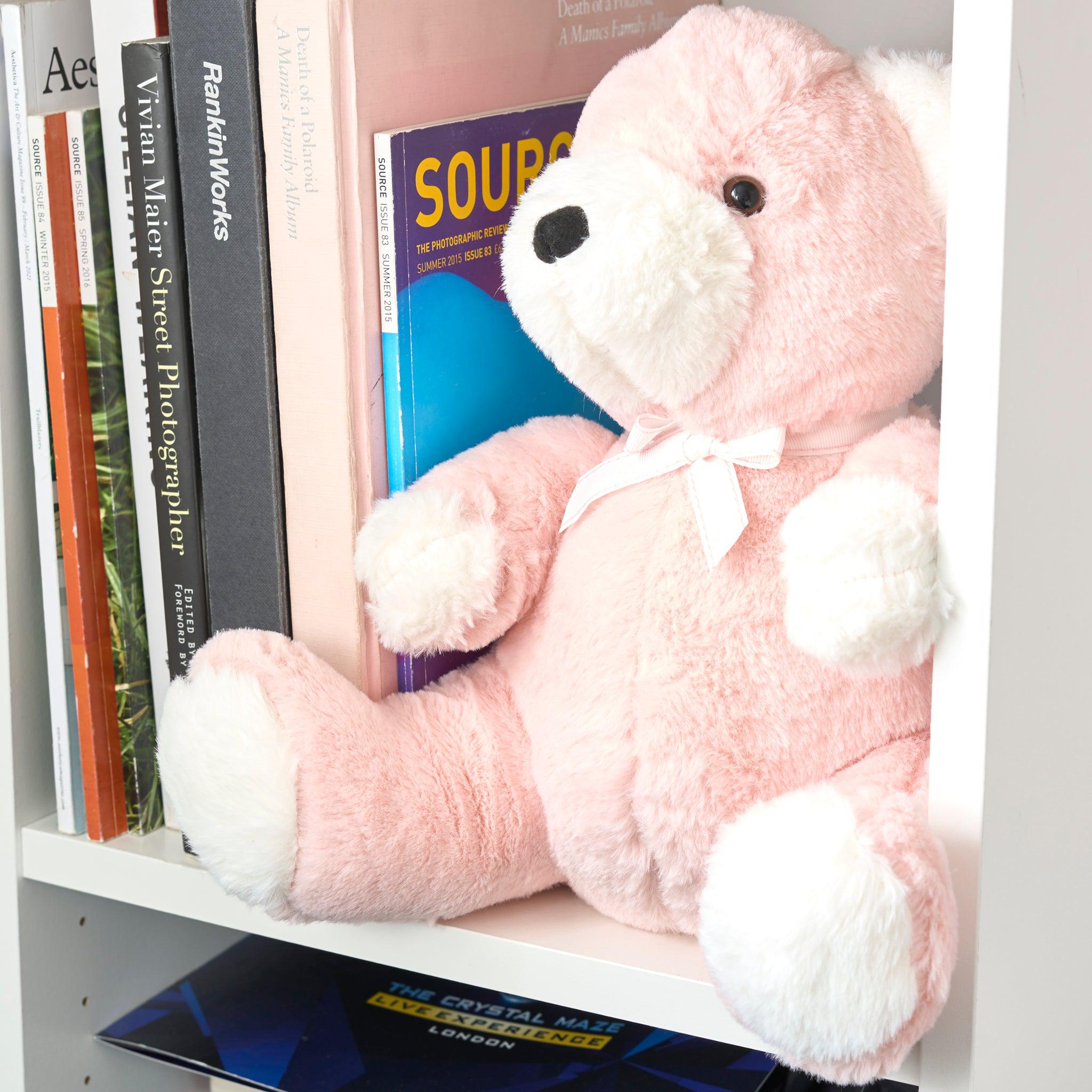 Large Pink "Beatrix" Teddy Bear Door Stop - 29cm-5010792441054-Bargainia.com