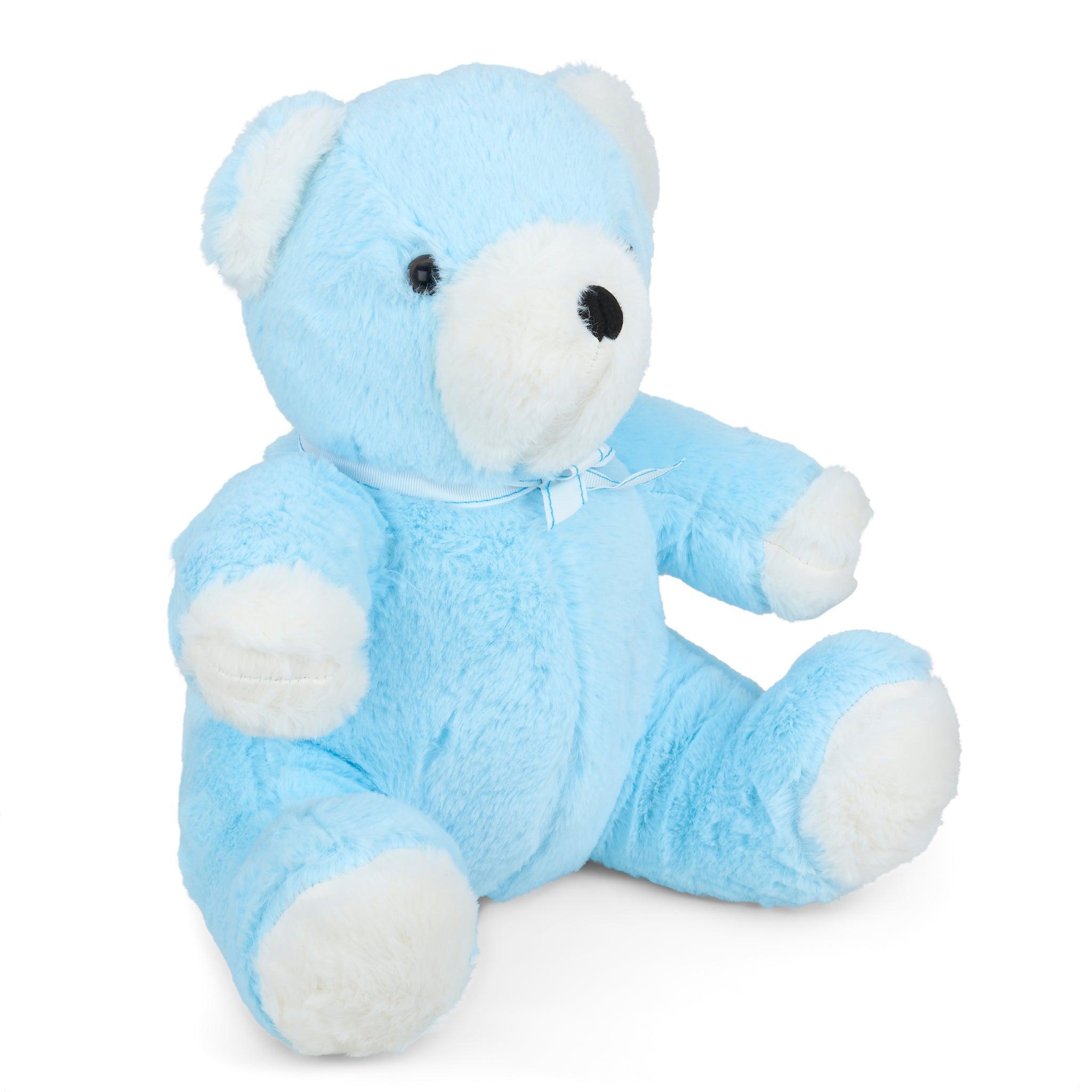 Large Blue "Ben" Teddy Bear Door Stop - 29cm-5010792441061-Bargainia.com