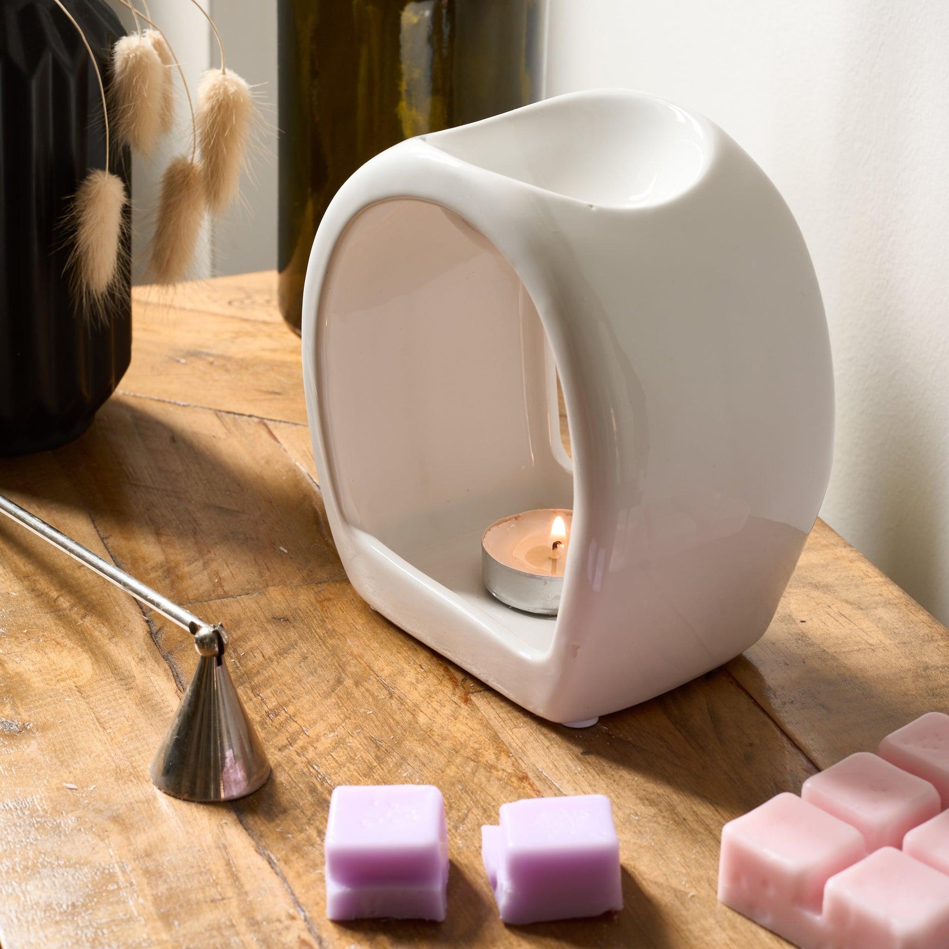 Orb Ceramic Wax & Oil Warmer - Assorted Colours-Bargainia.com