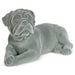 Pug Figurine - Grey Velvet - Lying-5010792476544-Bargainia.com