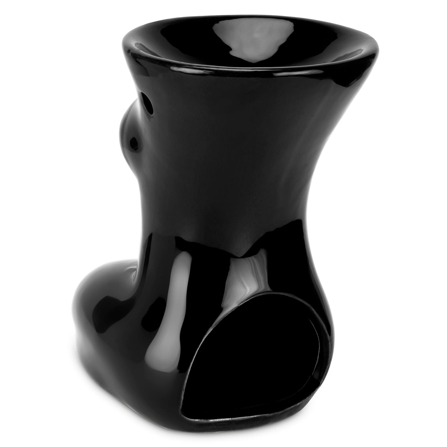 Kneeling Female Body Wax & Oil Warmer - Black-5010792486482-Bargainia.com