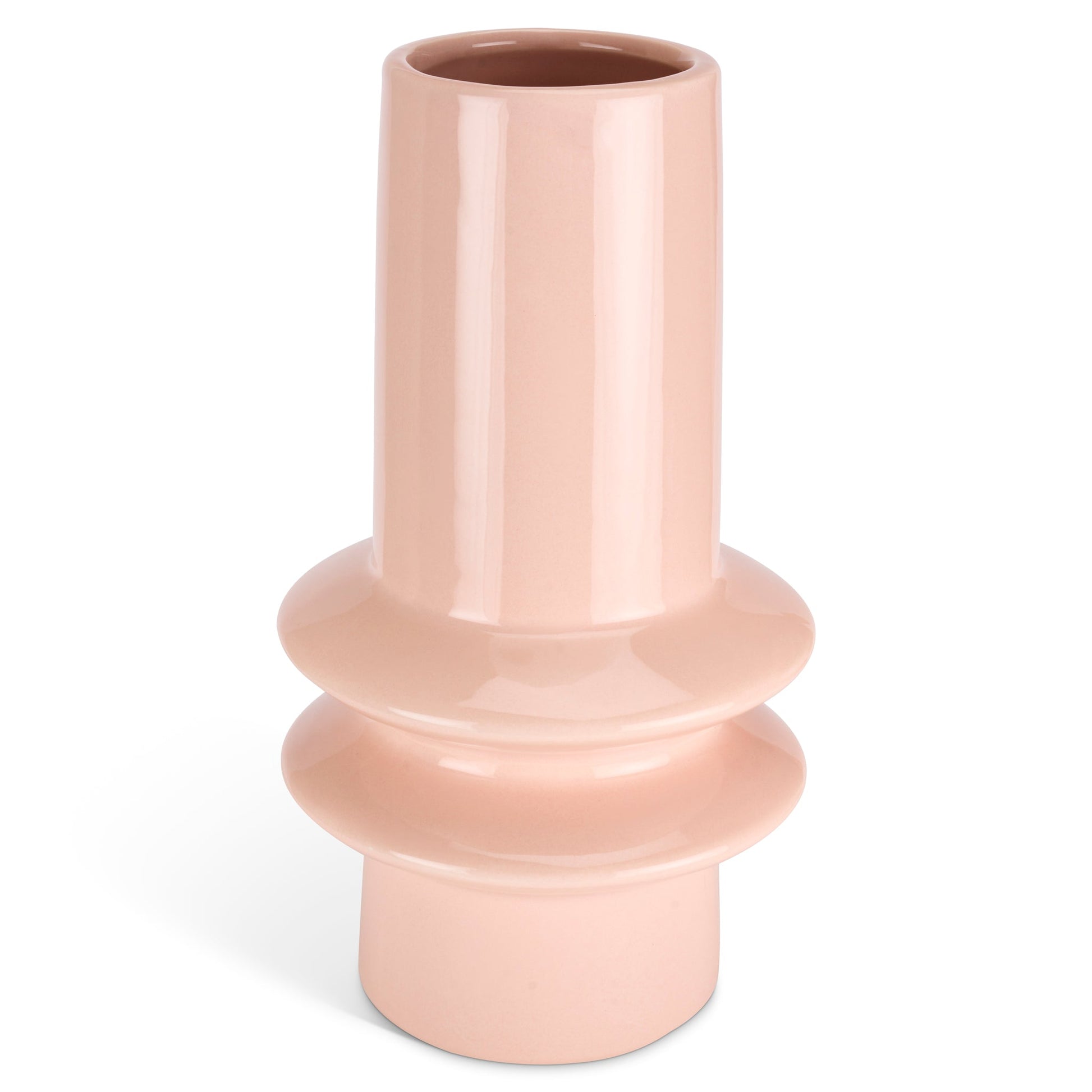 Tall Ceramic Bubble Vase - 30cm - Assorted Colours-Bargainia.com