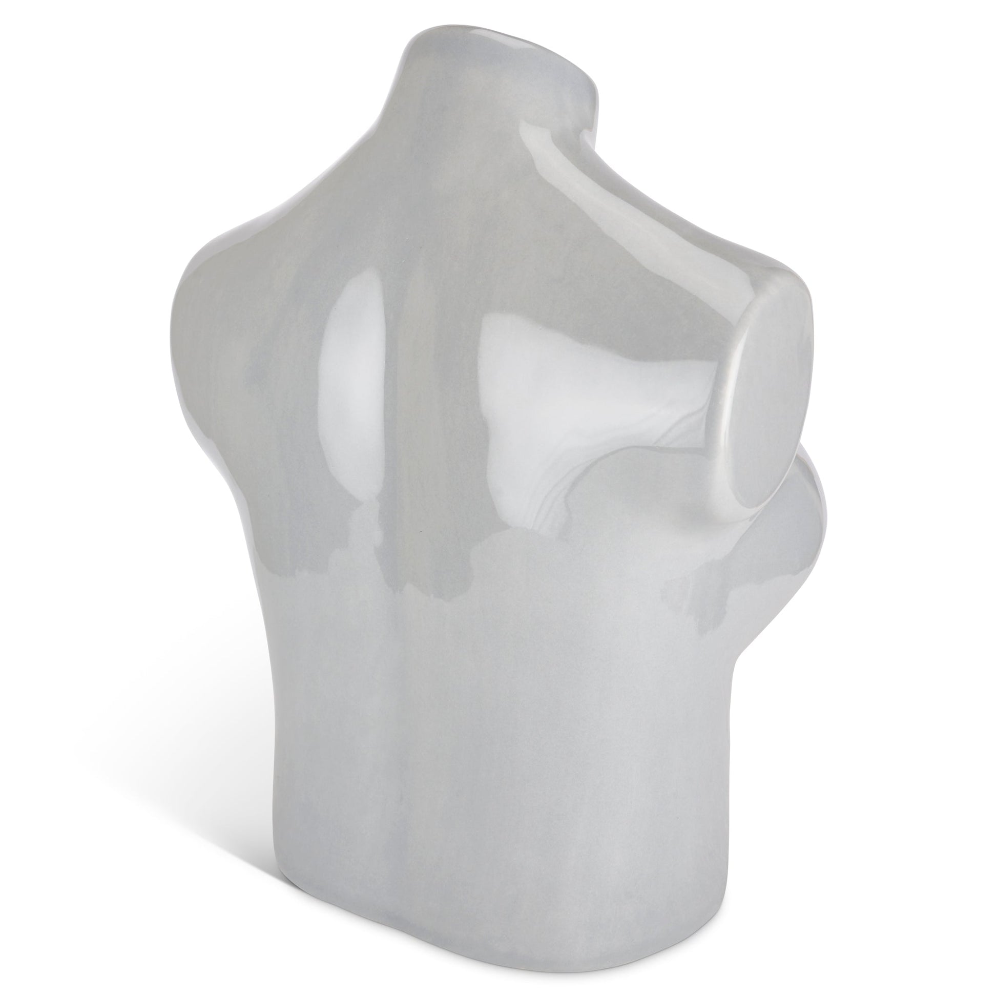 Female Silhouette Torso Vase - 20cm - Assorted Colours-Bargainia.com