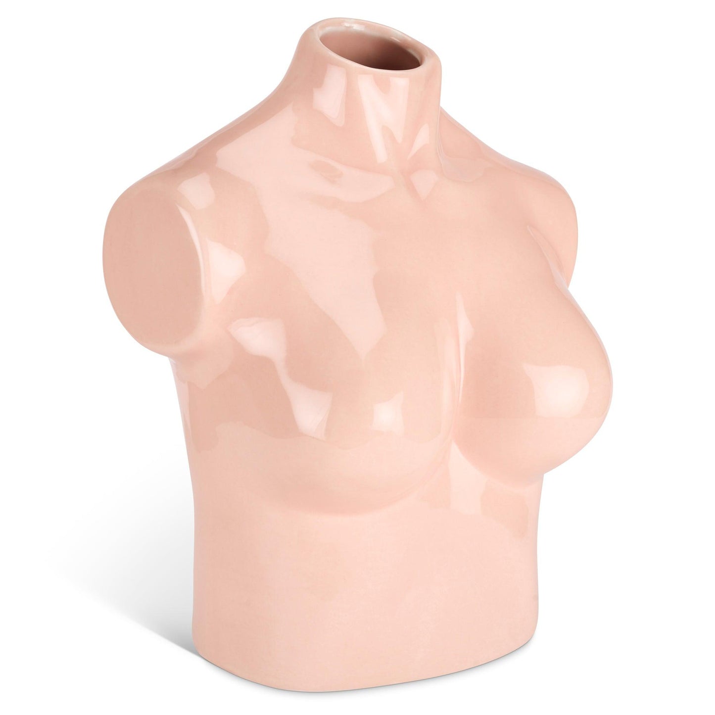 Female Silhouette Torso Vase - 20cm - Assorted Colours-Bargainia.com