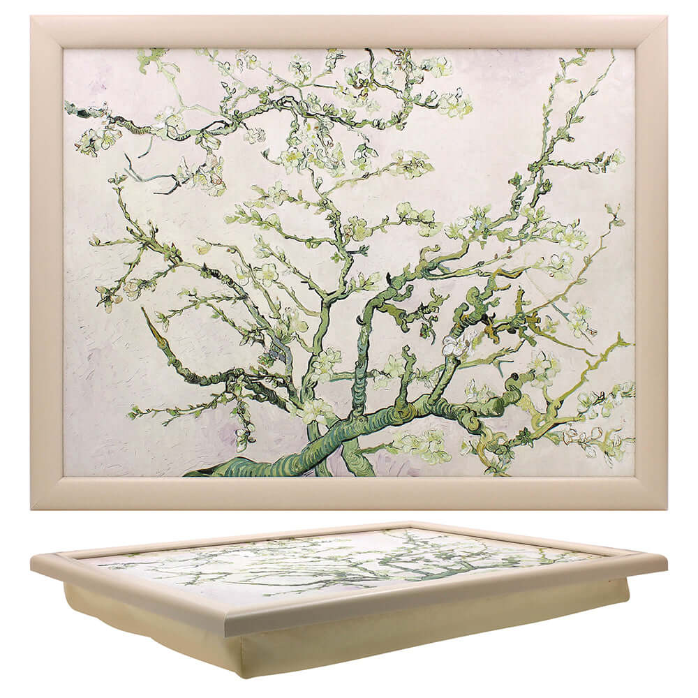 Van Gogh Almond Blossom Lap Tray Bean Bag Serving Tray