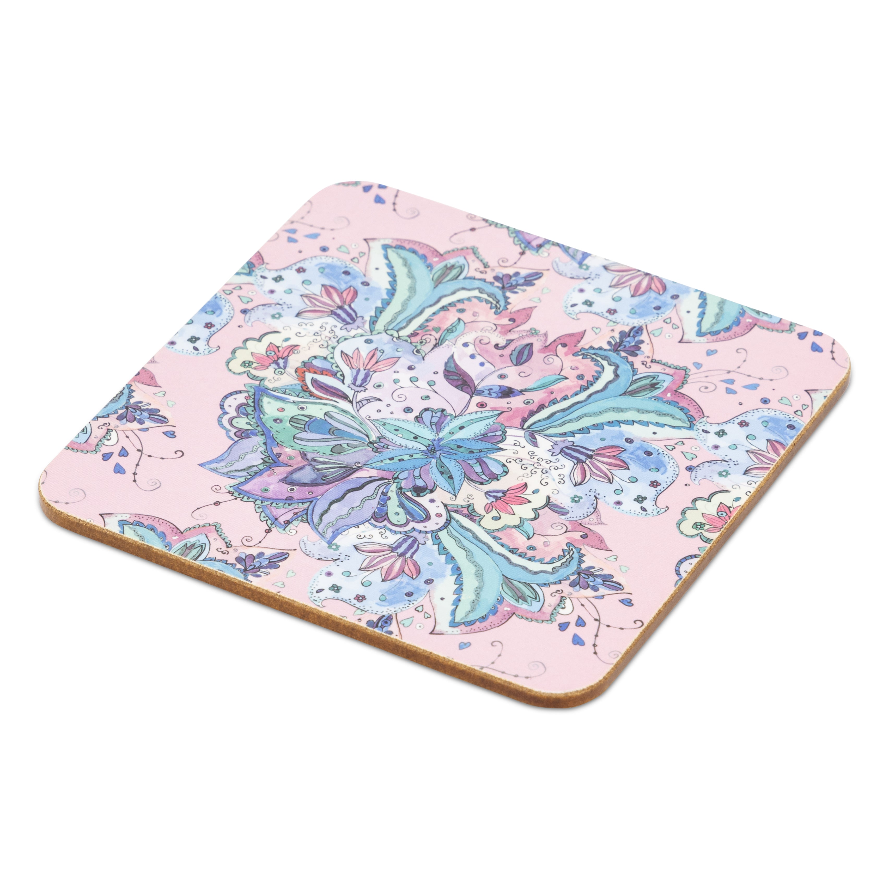 William Morris Lucerne Floral Coasters - Set of 4-5010792941271-Bargainia.com